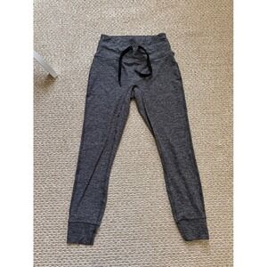 Paragon Fitwear Womens High Waisted Jogger Leggings Charcoal Heather Gray small